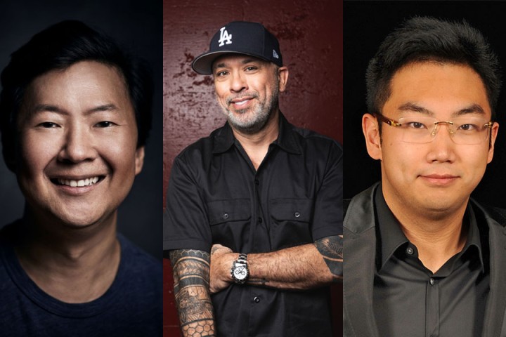 A collage of three people who will receive honorary doctorates from Cal State LA in 2025.